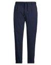 Outfit Out/fit Man Pants Midnight Blue Size 38 Polyester, Wool, Elastane In Blue