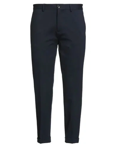 Outfit Out/fit Man Pants Midnight Blue Size 38 Viscose, Polyamide, Elastane