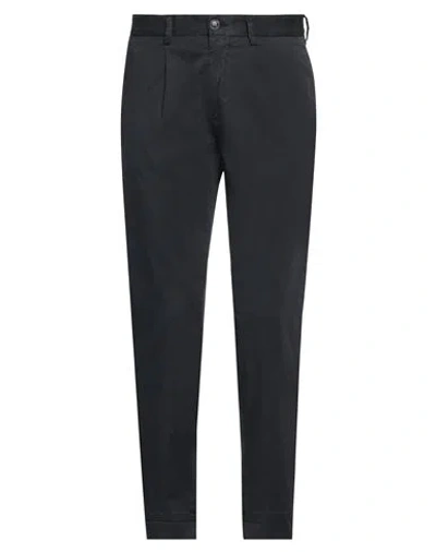 Outfit Out/fit Man Pants Midnight Blue Size 40 Cotton, Elastane In Black