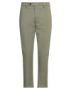 Outfit Out/fit Man Pants Military Green Size 28 Cotton, Elastane In Green
