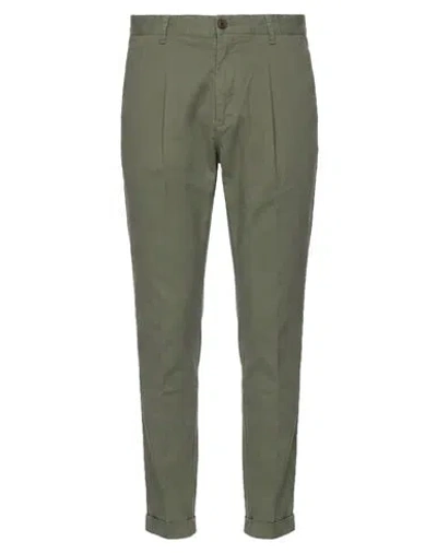 Outfit Out/fit Man Pants Military Green Size 34 Cotton, Elastane