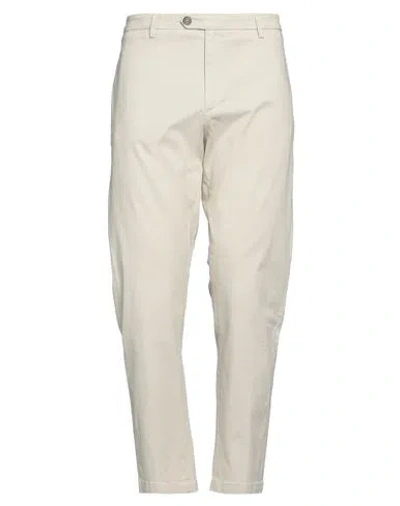 Outfit Out/fit Man Pants Off White Size 36 Cotton, Elastane