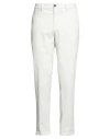 Outfit Out/fit Man Pants Off White Size 38 Cotton, Elastane