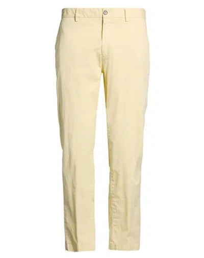 Outfit Out/fit Man Pants Pastel Yellow Size 36 Cotton, Elastane