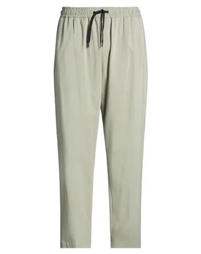Outfit Out/fit Man Pants Sage Green Size 40 Cotton, Polyamide, Elastane In Gray