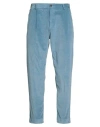 Outfit Out/fit Man Pants Slate Blue Size 32 Cotton, Modal, Elastane In Blue