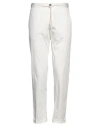Outfit Out/fit Man Pants White Size 32 Cotton, Elastane