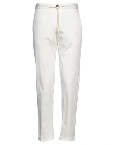 Outfit Out/fit Man Pants White Size 32 Cotton, Elastane