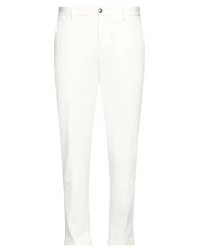 Outfit Out/fit Man Pants White Size 40 Cotton, Polyamide, Elastane