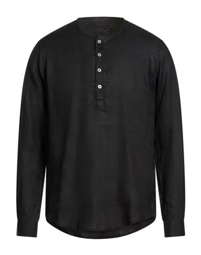 Outfit Out/fit Man Shirt Black Size L Linen