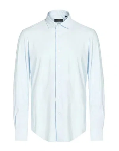 Outfit Out/fit Man Shirt Light Blue Size Xxl Nylon, Elastane