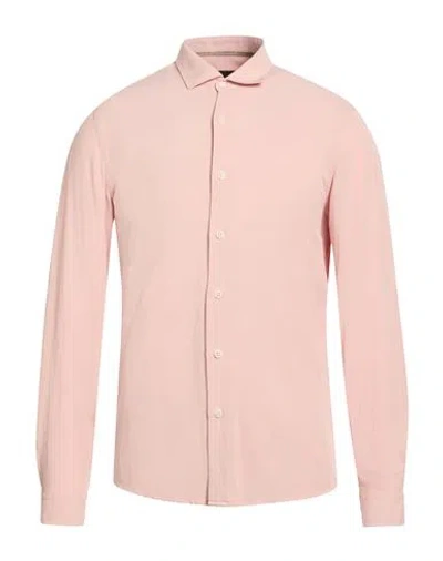 Outfit Out/fit Man Shirt Pink Size Xxl Viscose, Linen