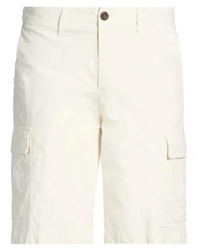 Outfit Out/fit Man Shorts & Bermuda Shorts Off White Size 38 Cotton, Elastane