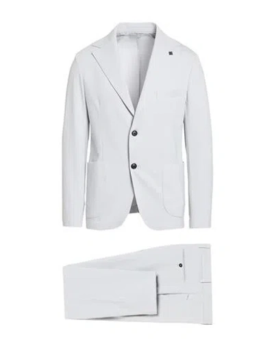 Outfit Out/fit Man Suit Light Grey Size 38 Cotton, Polyamide, Elastane In Gray
