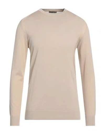Outfit Out/fit Man Sweater Beige Size Xxl Cotton In Neutral