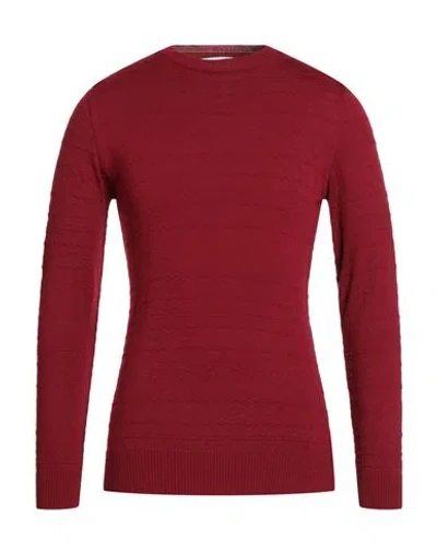 Outfit Out/fit Man Sweater Brick Size S Dralon In Red