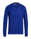 Outfit Out/fit Man Sweater Bright Blue Size Xxl Merino Wool