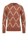 Outfit Out/fit Man Sweater Brown Size Xxl Acrylic, Wool, Alpaca Wool