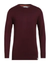 Outfit Out/fit Man Sweater Burgundy Size S Viscose, Nylon