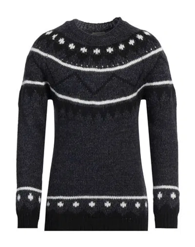 Outfit Out/fit Man Sweater Dark Purple Size L Acrylic, Wool, Alpaca Wool
