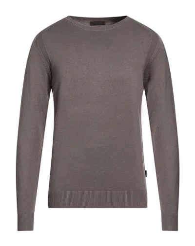 Outfit Out/fit Man Sweater Grey Size M Viscose, Polyamide In Gray