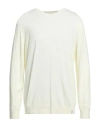 Outfit Out/fit Man Sweater Ivory Size Xxl Viscose, Nylon In White