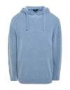 Outfit Out/fit Man Sweater Light Blue Size Xl Wool, Polyamide In Blue