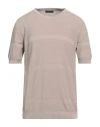 Outfit Out/fit Man Sweater Light Brown Size S Cotton In Beige