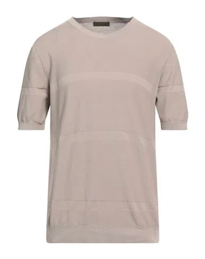 Outfit Out/fit Man Sweater Light Brown Size S Cotton In Beige