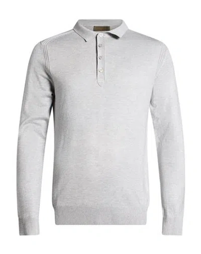 Outfit Out/fit Man Sweater Light Grey Size M Viscose, Polyamide In Gray