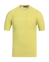 Outfit Out/fit Man Sweater Lime Green Size S Cotton
