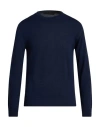 Outfit Out/fit Man Sweater Midnight Blue Size M Merino Wool In Blue
