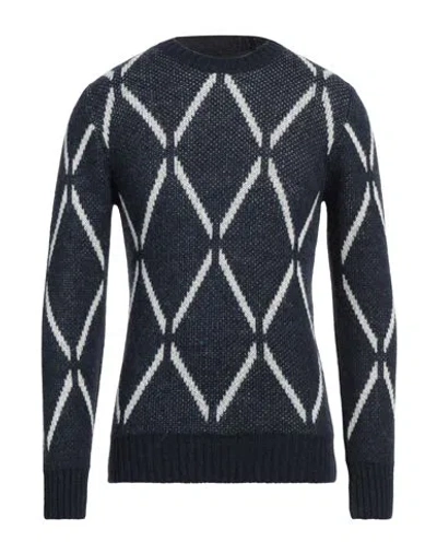 Outfit Out/fit Man Sweater Midnight Blue Size Xl Acrylic, Wool, Alpaca Wool