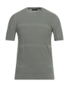 Outfit Out/fit Man Sweater Military Green Size S Cotton In Green