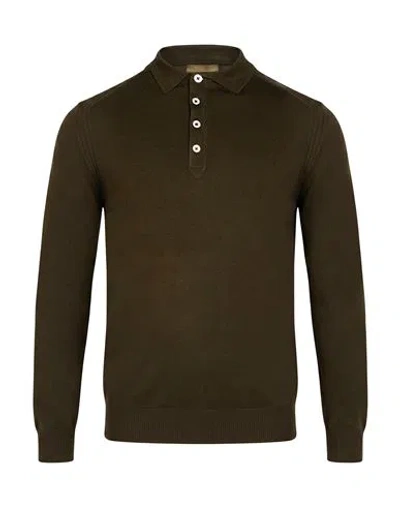 Outfit Out/fit Man Sweater Military Green Size S Viscose, Polyamide