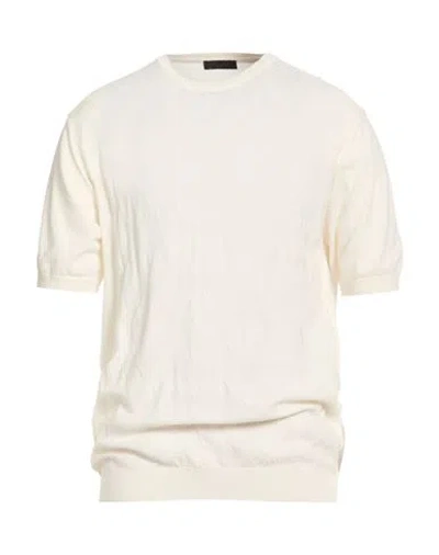 Outfit Out/fit Man Sweater Off White Size Xxl Cotton In Neutral