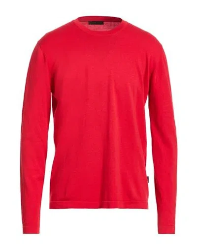 Outfit Out/fit Man Sweater Tomato Red Size Xxl Cotton