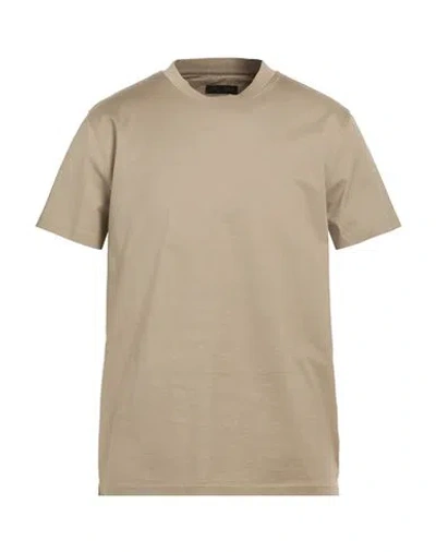 Outfit Out/fit Man T-shirt Beige Size Xxl Cotton In Brown