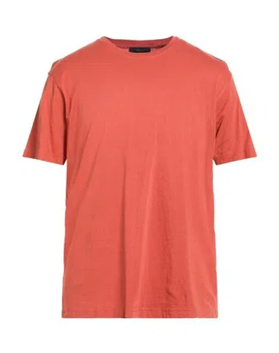 Outfit Out/fit Man T-shirt Brick Size 3xl Supima In Orange