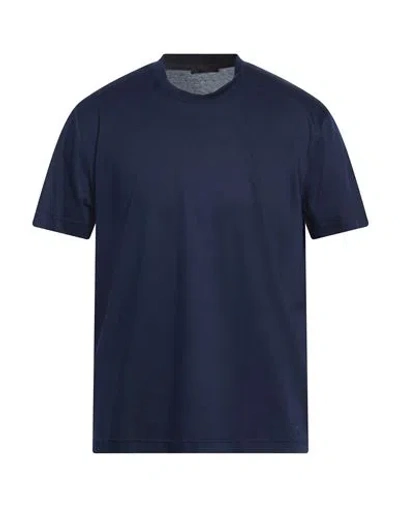 Outfit Out/fit Man T-shirt Midnight Blue Size L Cotton, Modal