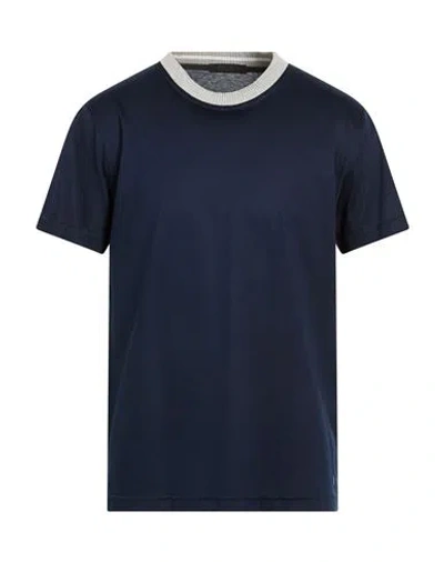 Outfit Out/fit Man T-shirt Midnight Blue Size Xl Cotton, Modal