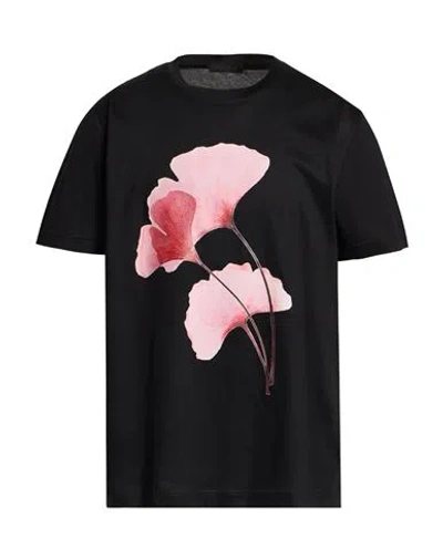 Outfit Out/fit Man T-shirt Black Size Xl Cotton, Modal In Multi