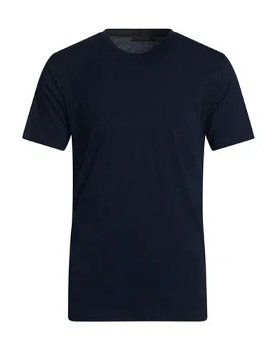 Outfit Out/fit Man T-shirt Navy Size Xl Supima In Blue