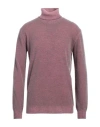 Outfit Out/fit Man Turtleneck Antique Rose Size L Wool, Polyamide In Purple