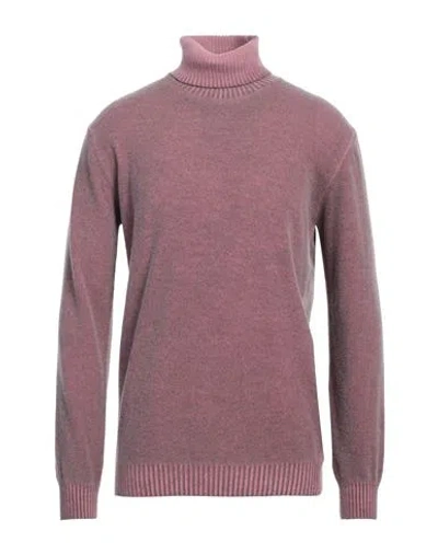 Outfit Out/fit Man Turtleneck Antique Rose Size L Wool, Polyamide