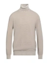 Outfit Out/fit Man Turtleneck Beige Size Xxl Wool, Polyamide In Neutral