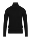 Outfit Out/fit Man Turtleneck Black Size S Viscose, Polyamide