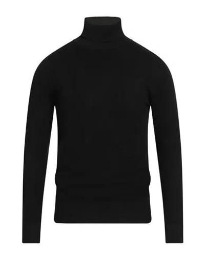 Outfit Out/fit Man Turtleneck Black Size S Viscose, Polyamide