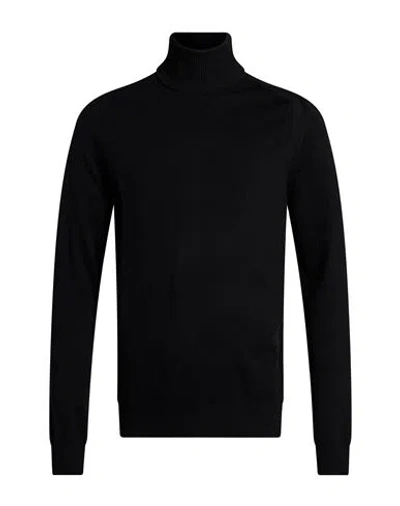 Outfit Out/fit Man Turtleneck Black Size Xl Viscose, Polyamide