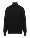 Outfit Out/fit Man Turtleneck Black Size Xxl Viscose, Polyamide